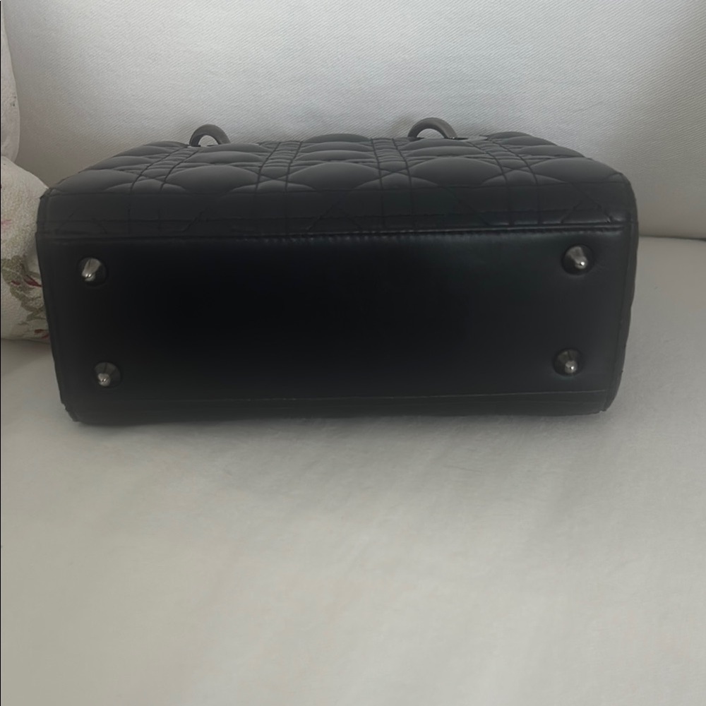 Christian Dior Lady Dior ABC black gunmetal hardware - Picture 3 of 15